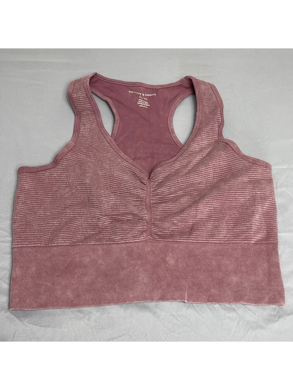 Harmony Balance Seamless mauve Racerback Yoga Activewear Tank Women Women’s XL